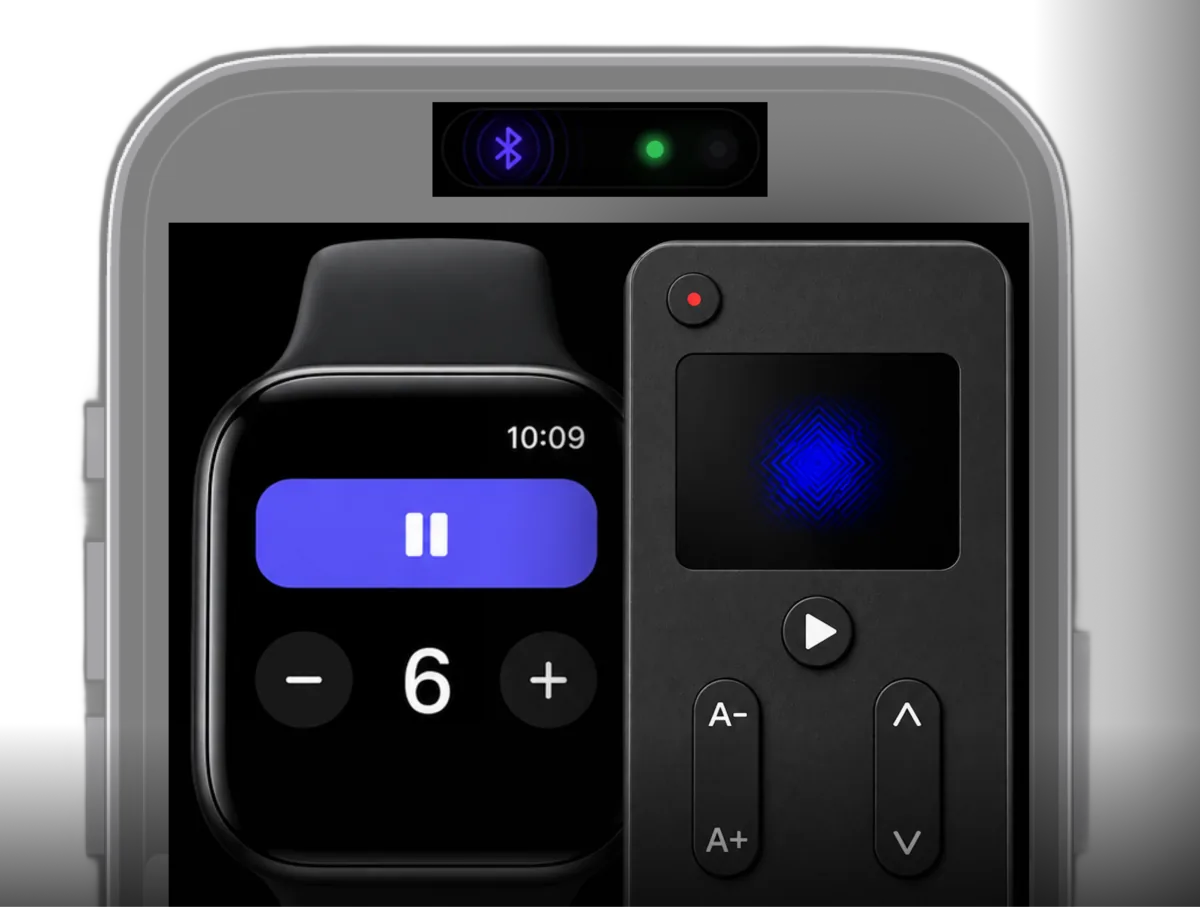 Controlling the Rolltake teleprompter from an Apple Watch and a Bluetooth remote